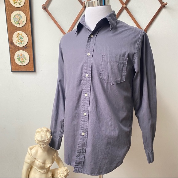 Lucky Brand Bohemian Embroidery Trim Button Up Shirt - Picture 8 of 16